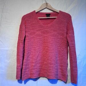 Calvin Klein Jeans Textured Pink Sweater